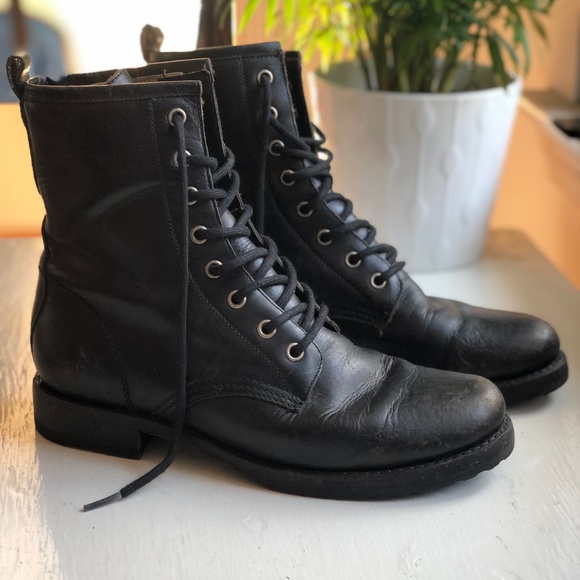 Frye Shoes - Frye Veronica Combat Boots